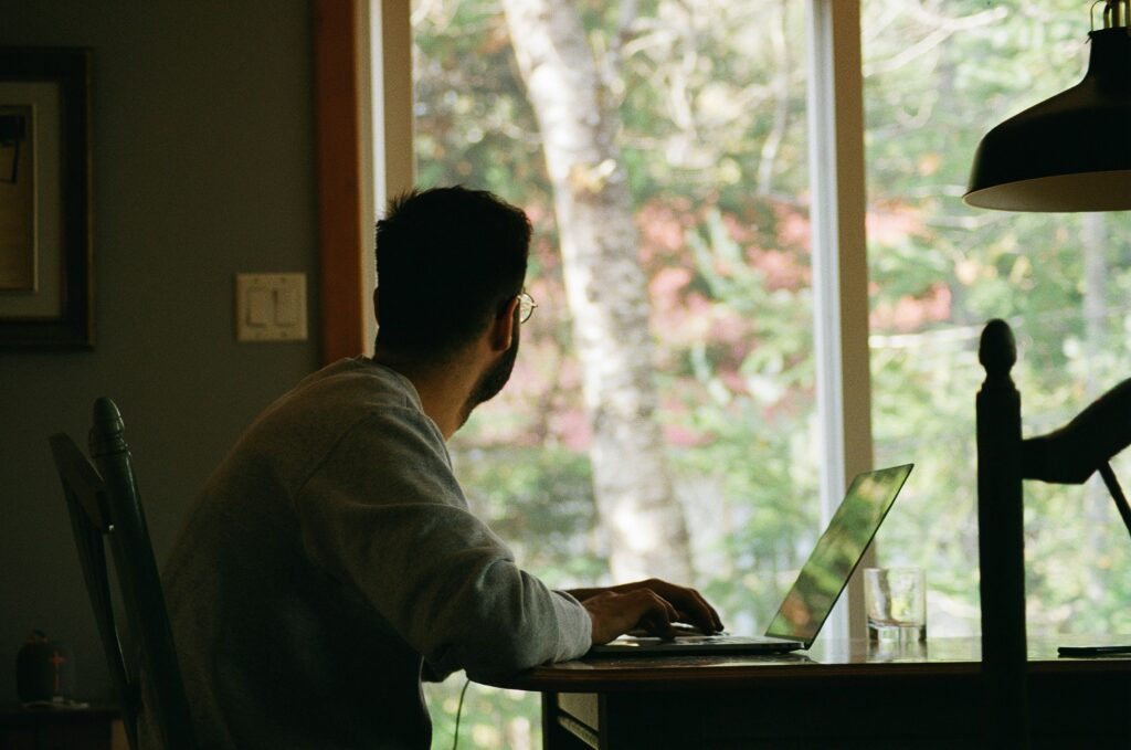 Remote worker in home office setting influencing home appraisal value