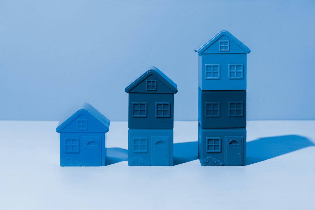 Visual breakdown of residential types used in mixed-use property appraisal
